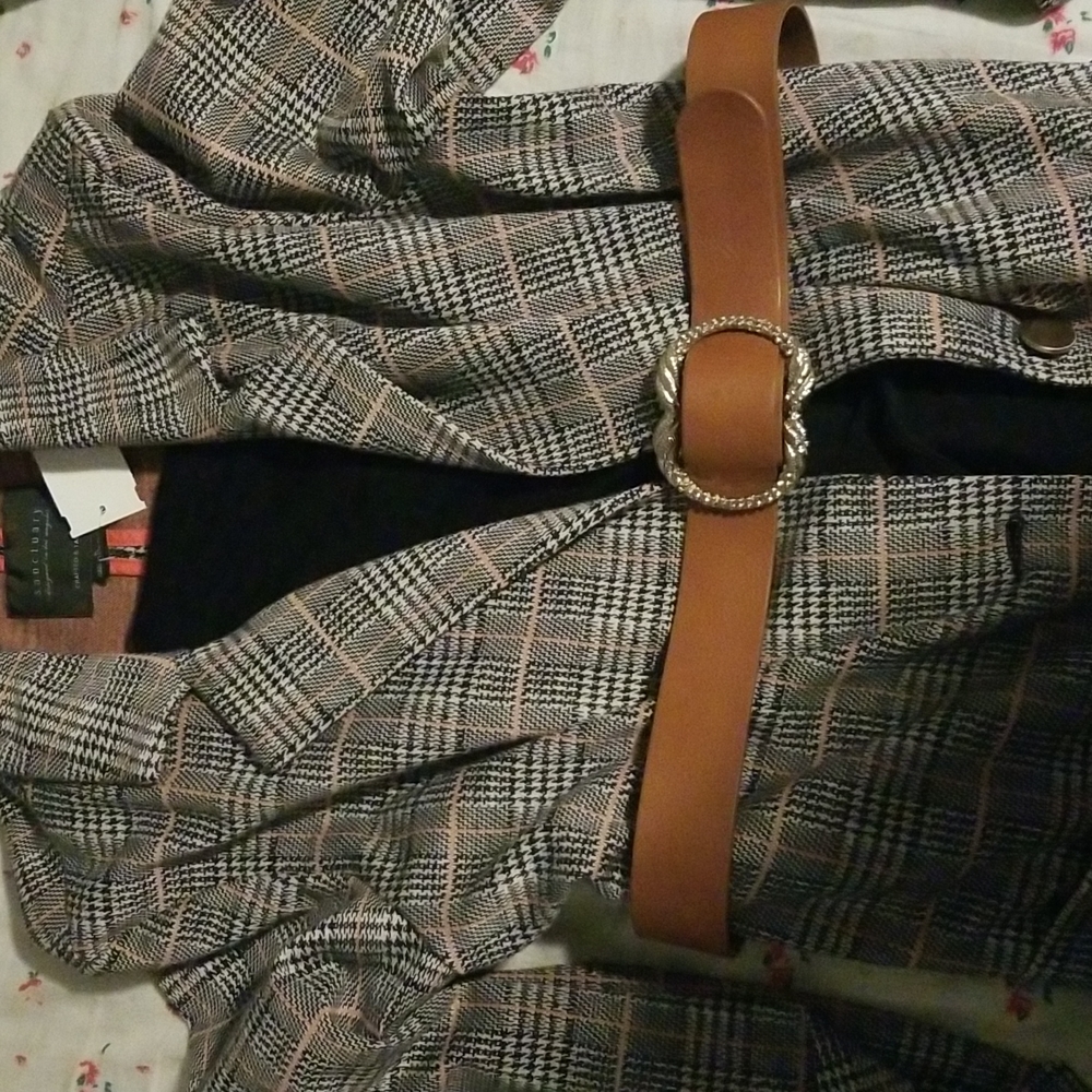 Houndstooth Light Blazer